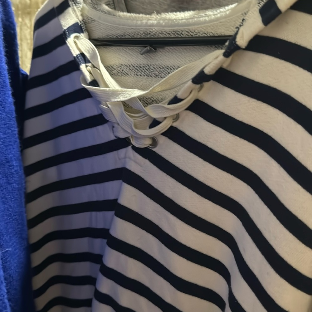 Aerie Blue And White Stripe